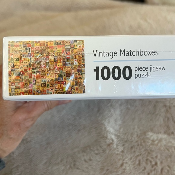 Colorcraft Vintage Matchboxes Jigsaw Puzzle 1000 piece 28" x 20" W/Poster Sealed - Picture 6 of 10